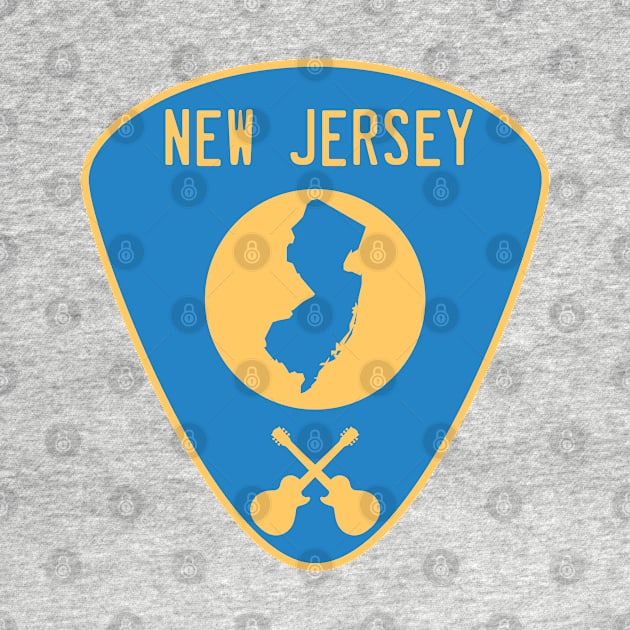 New Jersey Guitar Pick by fearcity